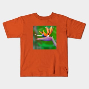 Bird of Paradise Flower Kids T-Shirt